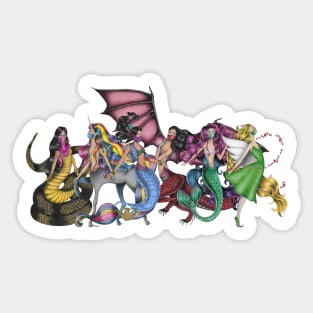 Fantasy Quarantine Girl Group Sticker